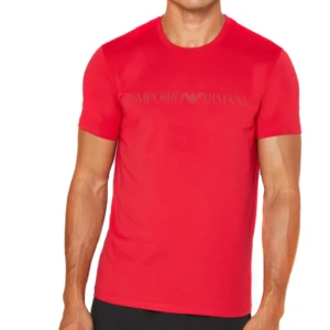 Giorgio Armani T shirt Emporio Armani Logo crew neck Homme Rouge S