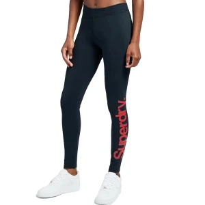 Legging Superdry Core logo graphic Femme Bleu XS