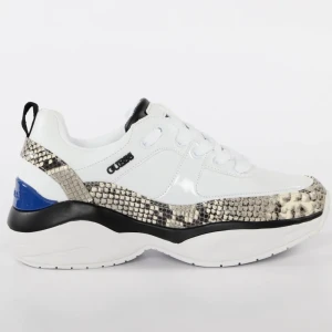 Basket Guess Python Femme Blanc 40