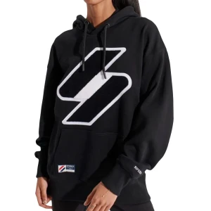 Sweat Superdry Classic logo Femme Noir XS/S