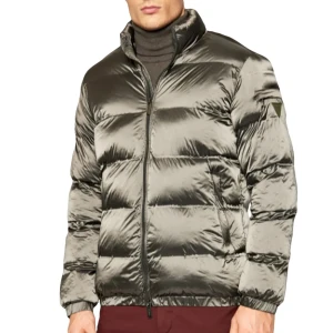 Doudoune Guess Classic color Homme Vert XS