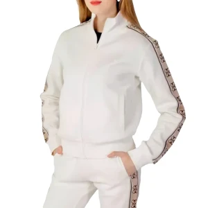 Gilet Guess Classic logo 4g Femme Blanc XS