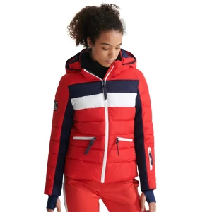Doudoune Superdry Alpine revive Femme Rouge XS