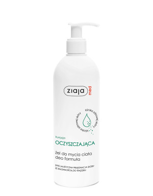 kuracja oczyszczająca żel do mycia ciała deo formuła Ziaja