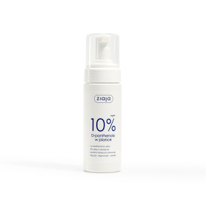10% D-panthenolu w piance Ziaja