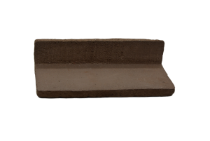 Linke Eckfliese für Fensterbank/Treppenstufe 1,5 cm gerade - braun