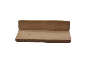 Linke Eckfliese für Fensterbank/Treppenstufe 1,5 cm gerade - beige/braun
