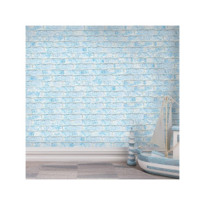 Fliese Alter Ziegel Pastell Blau Gebleicht (1m2)