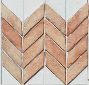 Alter Ziegel Diagonale-Kollektion Klein (1m2) - Felsig - Links
