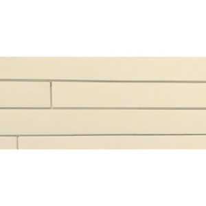 Moderne Fassadenplatten LONG GLATT (1m2) - Ecru Glatt