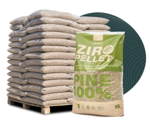 PELLET DRZEWNY - ZIRO PELLET PREMIUM 6MM - PALETA 975 KG