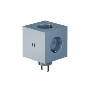 Avolt Rozszerzacz gniazd Square 2 z podwójnym USB-C o mocy 30 W - niebieski