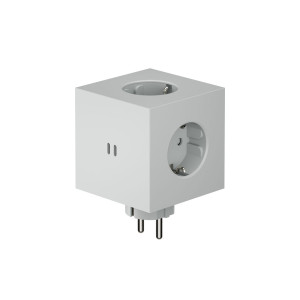 Avolt Rozszerzacz gniazd Square 2 z podwójnym USB-C o mocy 30 W - szary