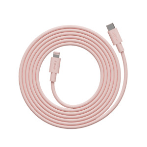 Avolt Kabel 1 USB C do ładowania Lightning (MFi) 2 m - różowy