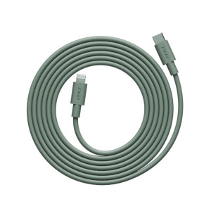 Avolt Kabel 1 USB C do ładowania Lightning (MFi) 2 m - zielony