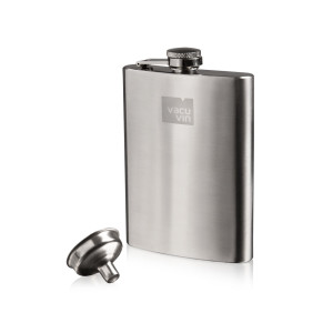 VacuVin piersiówka ze stali nierdzewnej