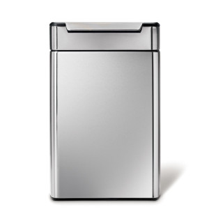 Simplehuman kosz na śmieci z panelem dotykowym 48 l szczotkowana stal