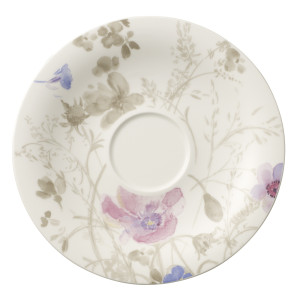 Villeroy & Boch Mariefleur Gris Basic spodek do filiżanki do cappuccino 19 cm