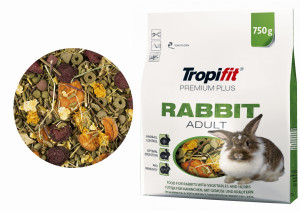 TROPIFIT RABBIT ADULT PREMIUM PLUS 750G 50442