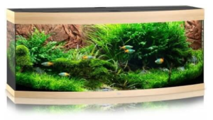 Juwel Vision 450l 151x61x64 cm Zestaw Akwarium Jasne Drewno 2x23W LED
