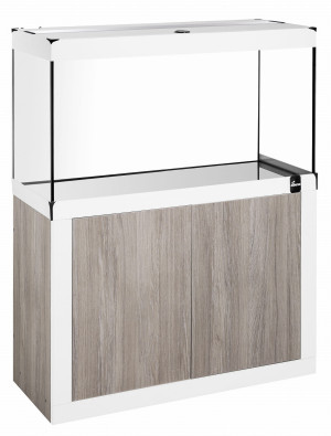 Diversa ZESTAW Akwarystyczny 80x35x117 FINE LED EXPERT 15W 132l Truflowo-biały