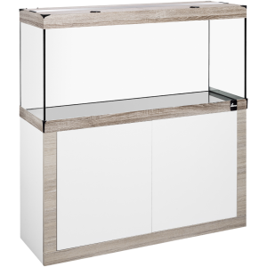 Diversa ZESTAW Akwarystyczny 80x35x117 FINE LED EXPERT 15W 132l Biało-truflowy