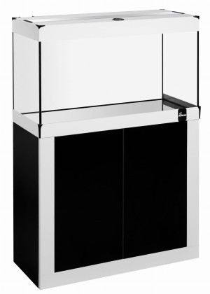 Diversa ZESTAW Akwarystyczny 80x35x117 FINE LED EXPERT 15W 132l Czarno-biały