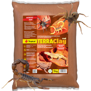 Tropical TerraClay Red Czerwone Worek Strukturalne Podłoże do Terrariów Pustynnych i Stepowych 5kg 82035