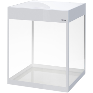 AQUAEL GLOSSY CUBE 135L 50x50x63cm Biały LED Day&Night SAFE TANK