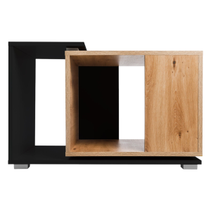 Szafka pod Terrarium i Akwarium DUO 80x50x50cm DĄB ARTISAN / CZARNA