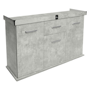 Szafka pod Akwarium proste Solid 120x40x75cm BETON