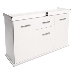 Szafka pod Akwarium proste Solid 120x50x75cm BIAŁA