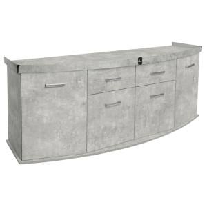 Szafka pod Akwarium profilowane Solid 200x60x75cm BETON