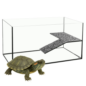 Diversa Akwaterrarium z Wyspą 60x30x30cm 4mm dla Żółwia Wodno-Lądowego