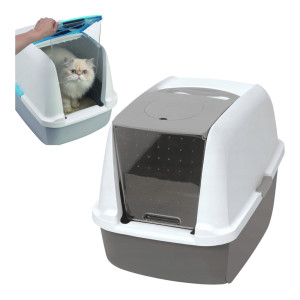 Hagen CATIT DESIGN Kuweta z Filtrem 57X39X46 cm Szara