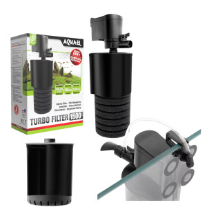 AQUAEL Wydajny Filtr Wewnętrzny TURBO 1500 FILTER 1500 L/H do 350L + Ceramika