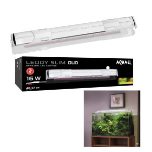 AQUAEL LEDDY Slim DUO SUNNY PLANT & NIGHT 16W Belka Led Do Akwarium Biała 2.0
