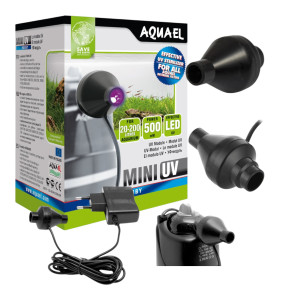 AQUAEL MINI UV Sterylizator Nakładka LED do Filtrów Aquael FAN, UNIFILTER, TURBOFILTER, CIRCULATOR 1W