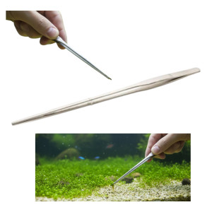 Aquael PĘSETA PROSTA 27 CM Do Akwarium Nierdzewna
