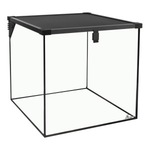 Diversa Terrarium Szklane 40x40x40cm 4mm z Wysuwaną Siatką Wentylacyjną