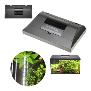 Aquael Pokrywa Prosta do akwarium 40x25cm PAP-40 LED 7W Day&Night Czarna