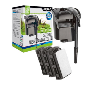 AQUAEL Filtr Zewnętrzny Kaskadowy Zawieszany do Akwarium 10-40L VERSAMAX MINI