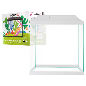 AQUAEL LEDDY MINI CREATIVE SET 35 Zestaw Akwariowy BIAŁY 19l
