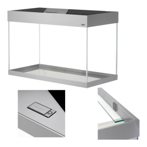AQUAEL OPTI SET 125L 81x36x51 zestaw akwarium LED SZARY 2.0