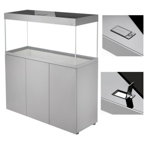 AQUAEL OPTI SET SZARY 240L Zestaw akwarium LED + SZAFKA