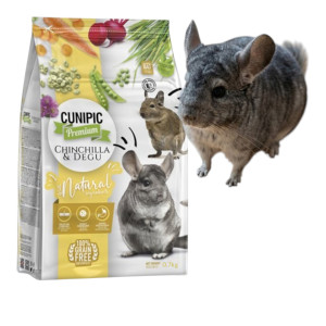 Cunipic Premium Chinchilla&Degu Karma Pokarm dla Szynszyli i Koszatniczek 700g