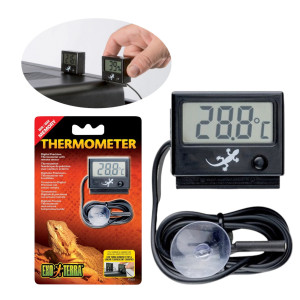 Exo Terra Termometr Elektroniczny LCD do Terrarium Wiwarium Faunarium