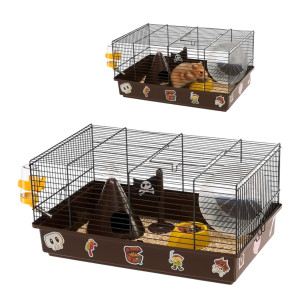 FERPLAST CRICETI 9 PIRATES Klatka Dla Chomika Myszki PIRACI dla Chłopca 46x29,5x23cm