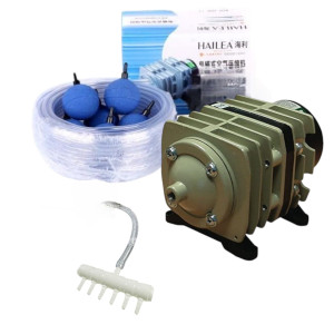 KOMPLETNY ZESTAW NAPOWIETRZAJĄCY DO OCZKA WODNEGO HAILEA ACO-208 2100 L/H