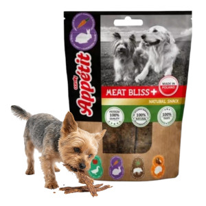 Comfy Appetit Meat Bliss Królik 100G Mięsne Paski Naturalny Przysmak
